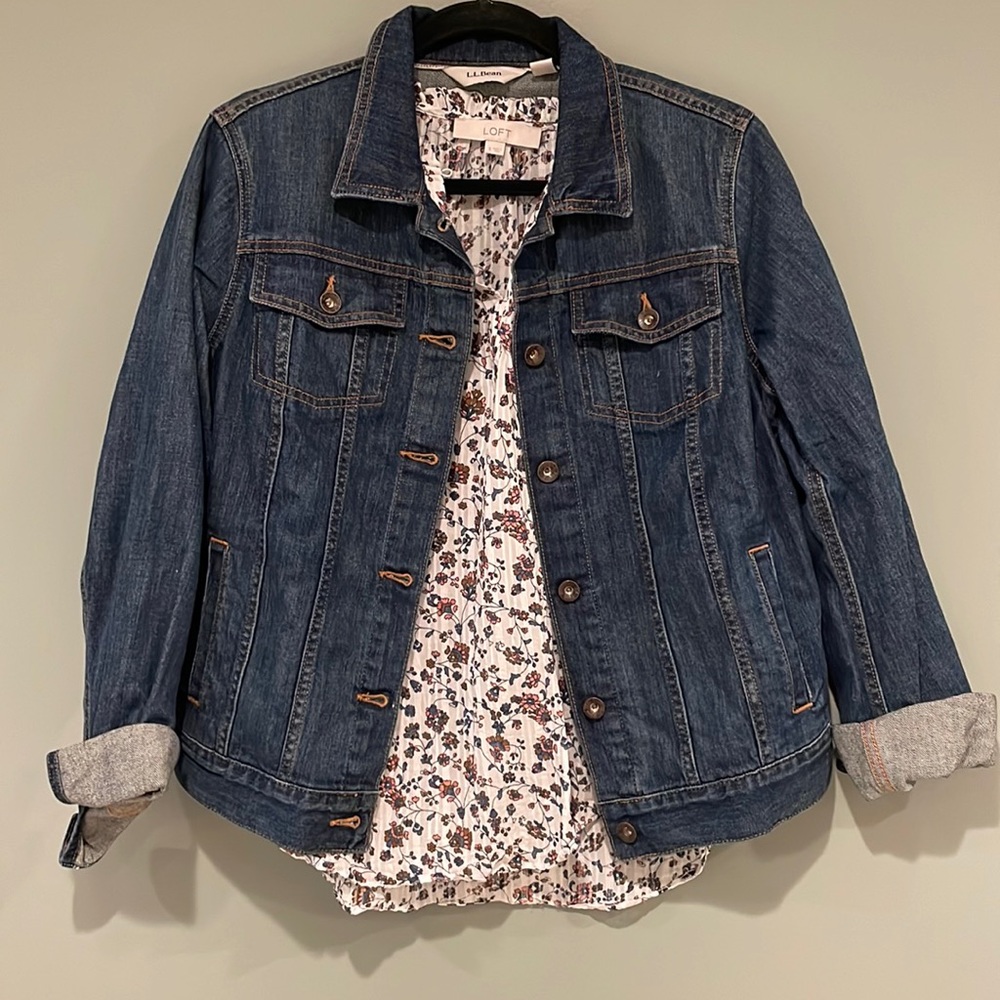 Llbean jean jacket